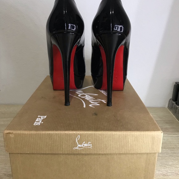 Christian Louboutin Bianca 140mm  black size 36.5 - Picture 4 of 7